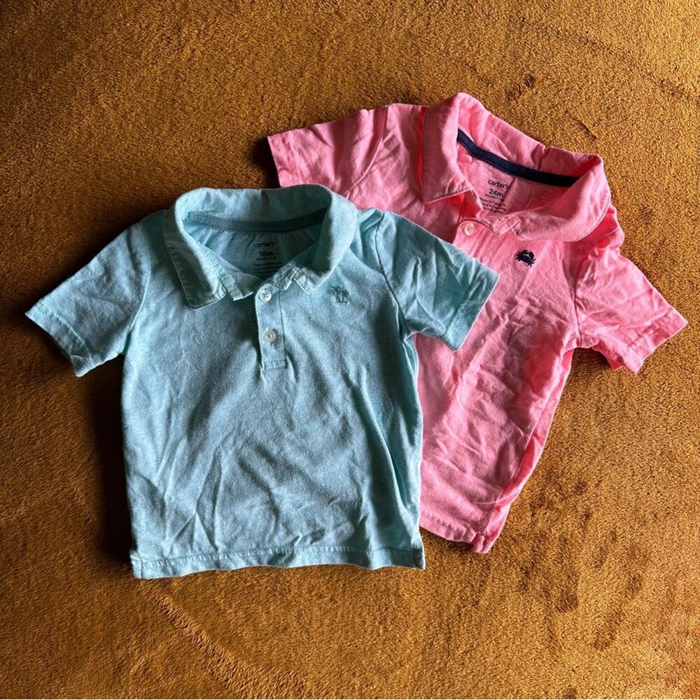 Carter’s 18 month AND 24 month Boys Polo Shirts